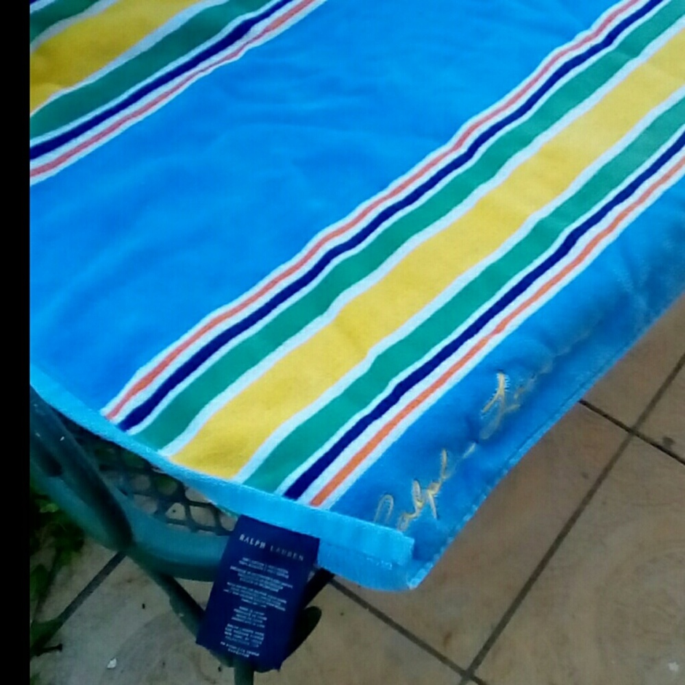 Ralph Lauren Oversized Beach Towel (76" x 66")